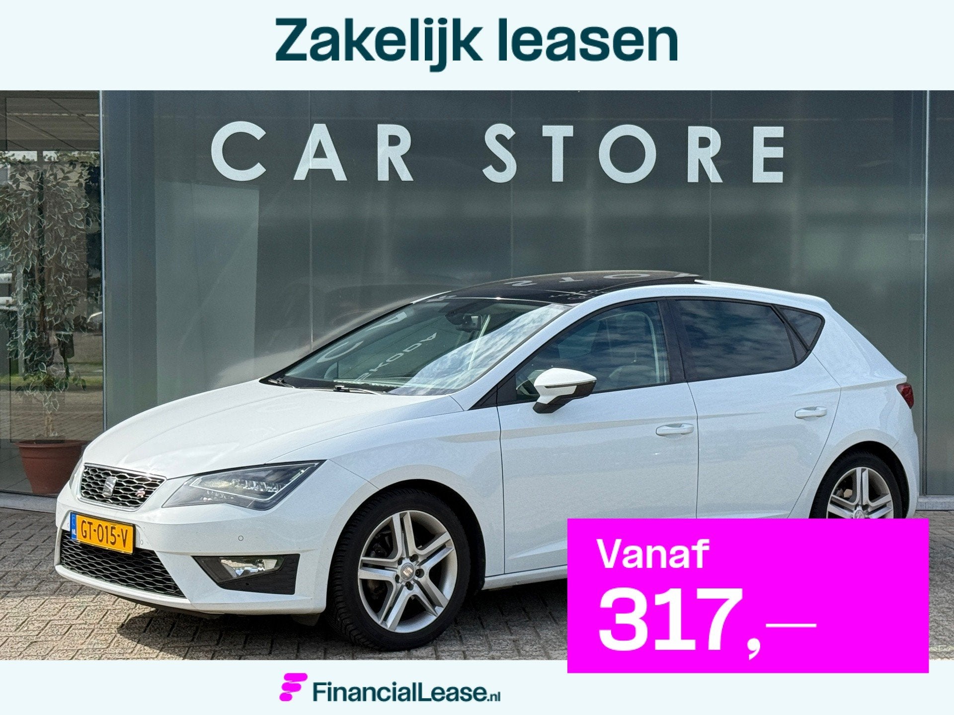 Seat Leon 1.4 TSI 150PK DSG FR Pano|Navi|Camera, Gebruikt, 4 cilinders, 150 pk, Leon