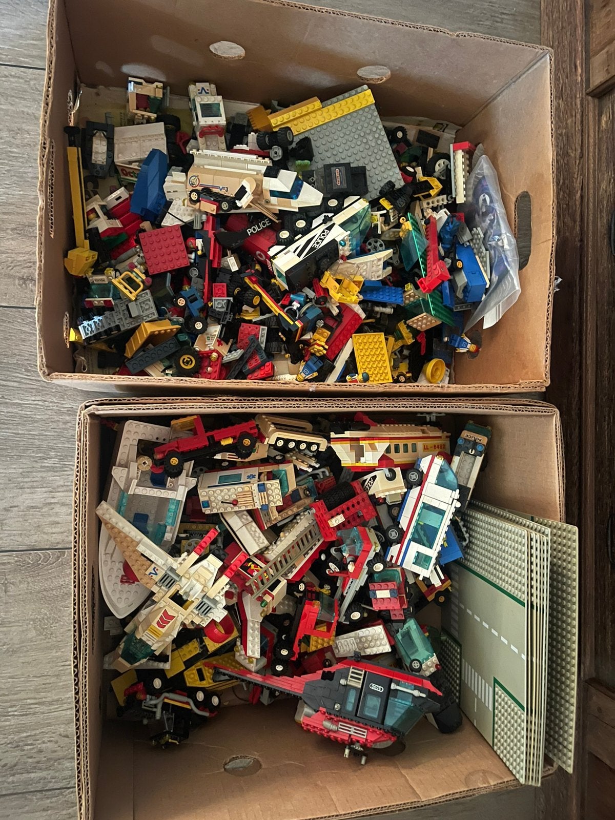 Grote partij vintage LEGO voertuigen en onderdelen, Ophalen of Verzenden, Gebruikt, Overige merken