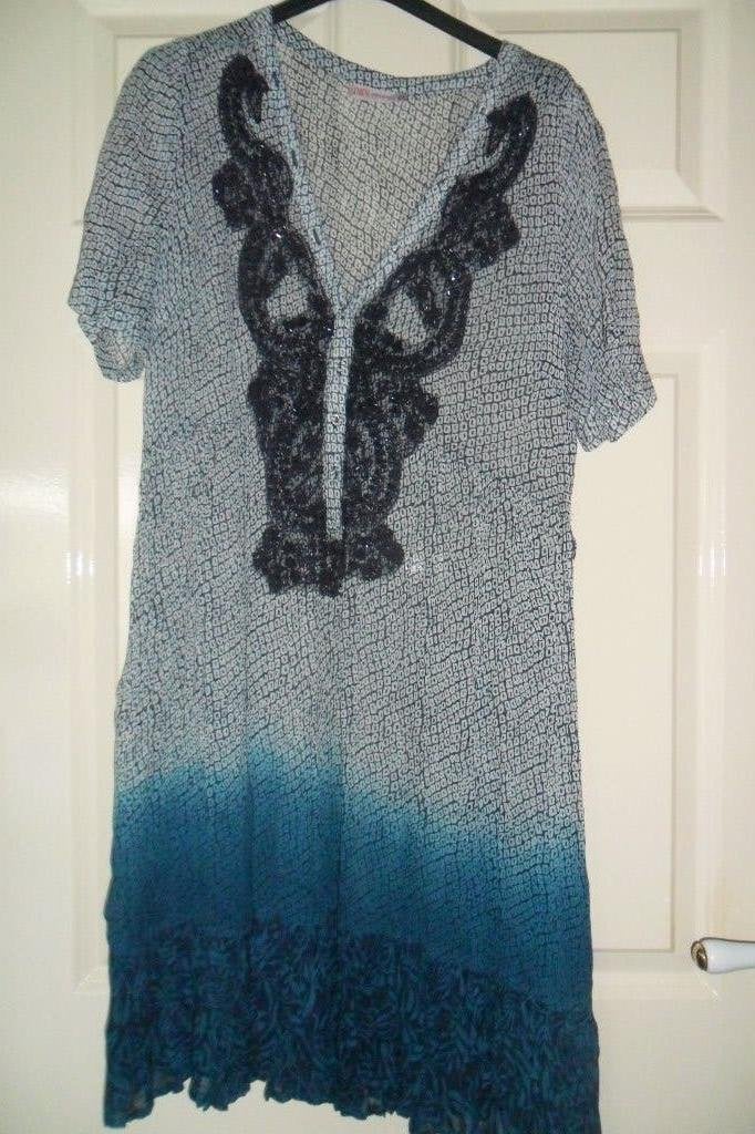 jurk merk didi maat m, Maat 38/40 (M), Blauw, Didi, Ophalen of Verzenden