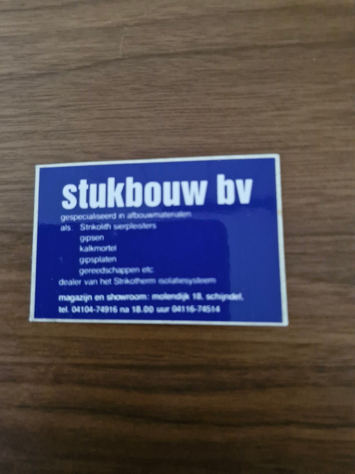 9564 Stukbouw BV: Afbouwmaterialen & Isolatiesystemen, Ophalen of Verzenden, Nieuw