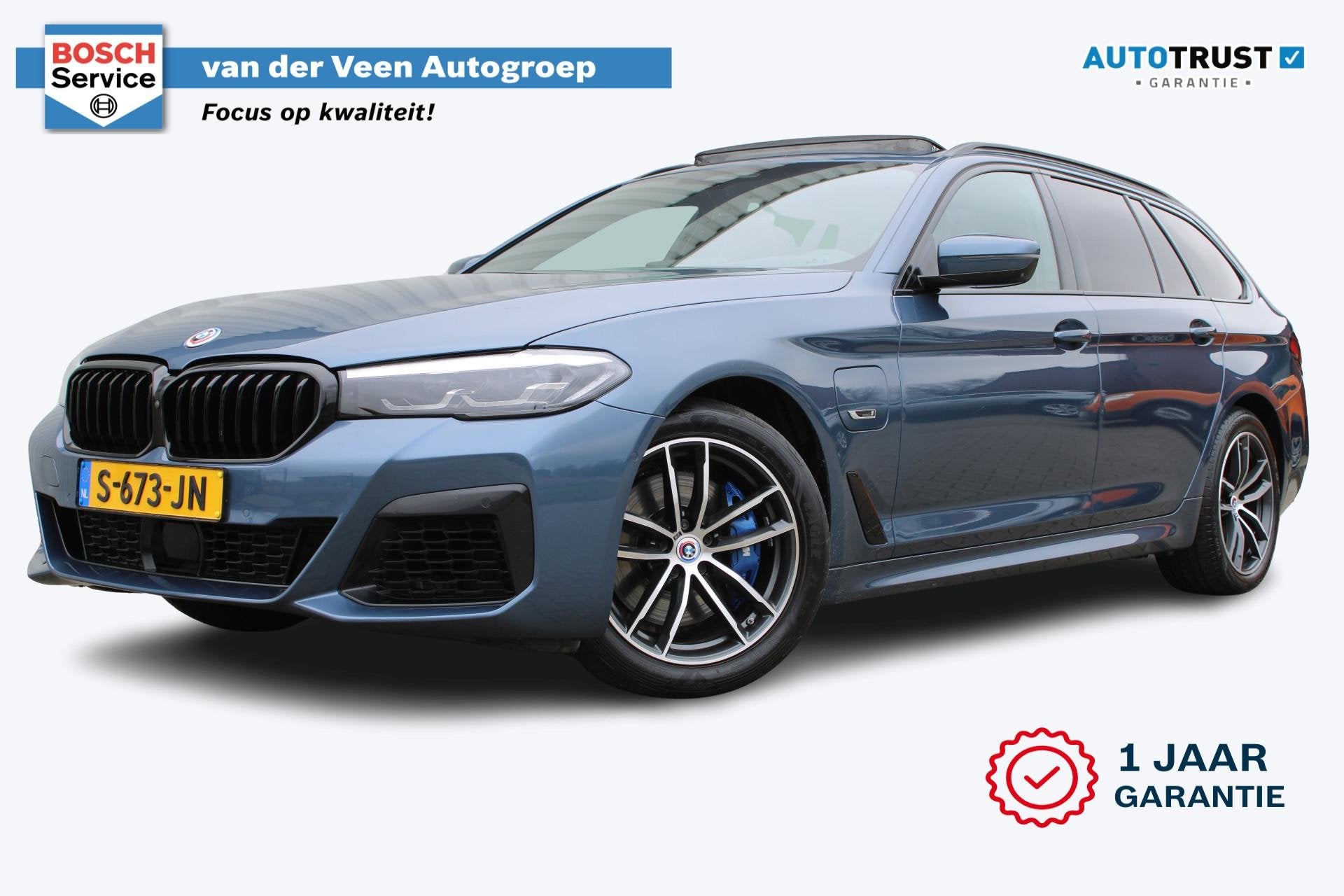 BMW 5-serie Touring 530e xDrive M-sport | Incl. 12 maanden g, Auto's, 1998 cc, 1935 kg, Gebruikt, Euro 6