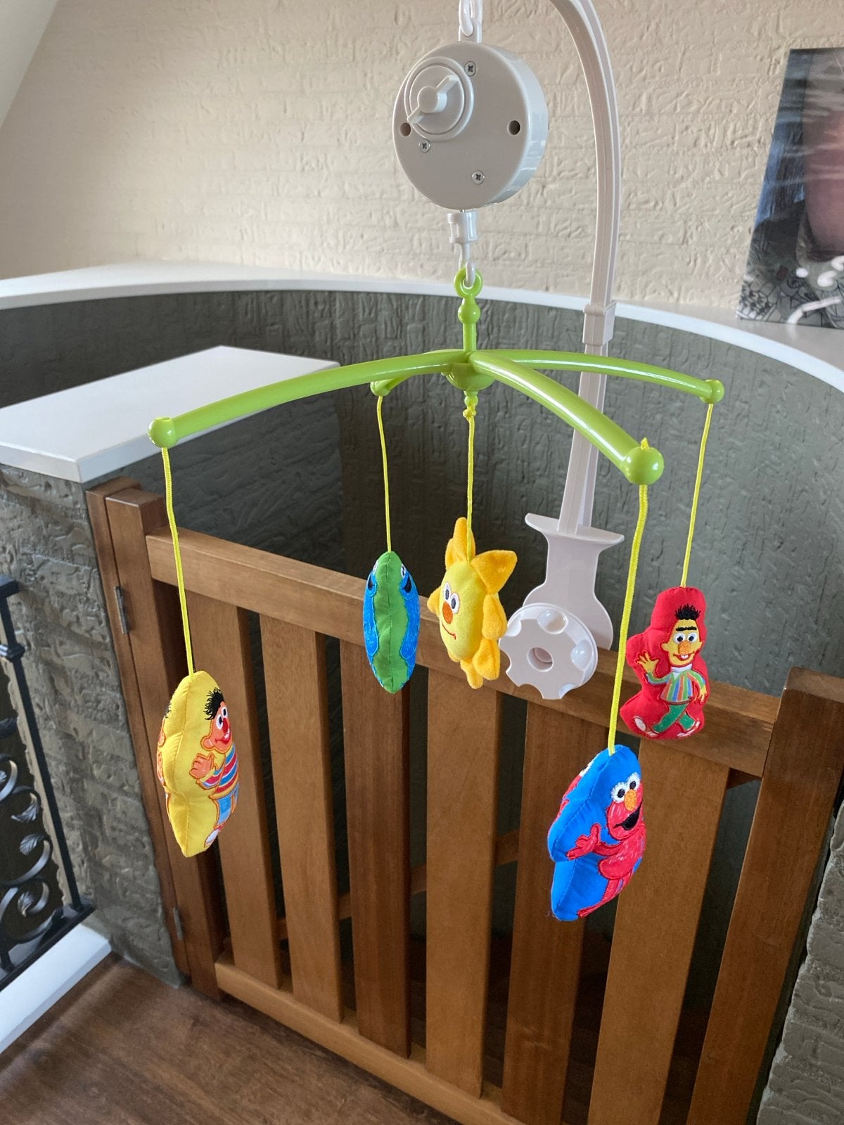 Muziekmobiel Sesamstraat voor babybedje, Kinderen en Baby's, Ophalen, Gebruikt, Mobiel, Met geluid