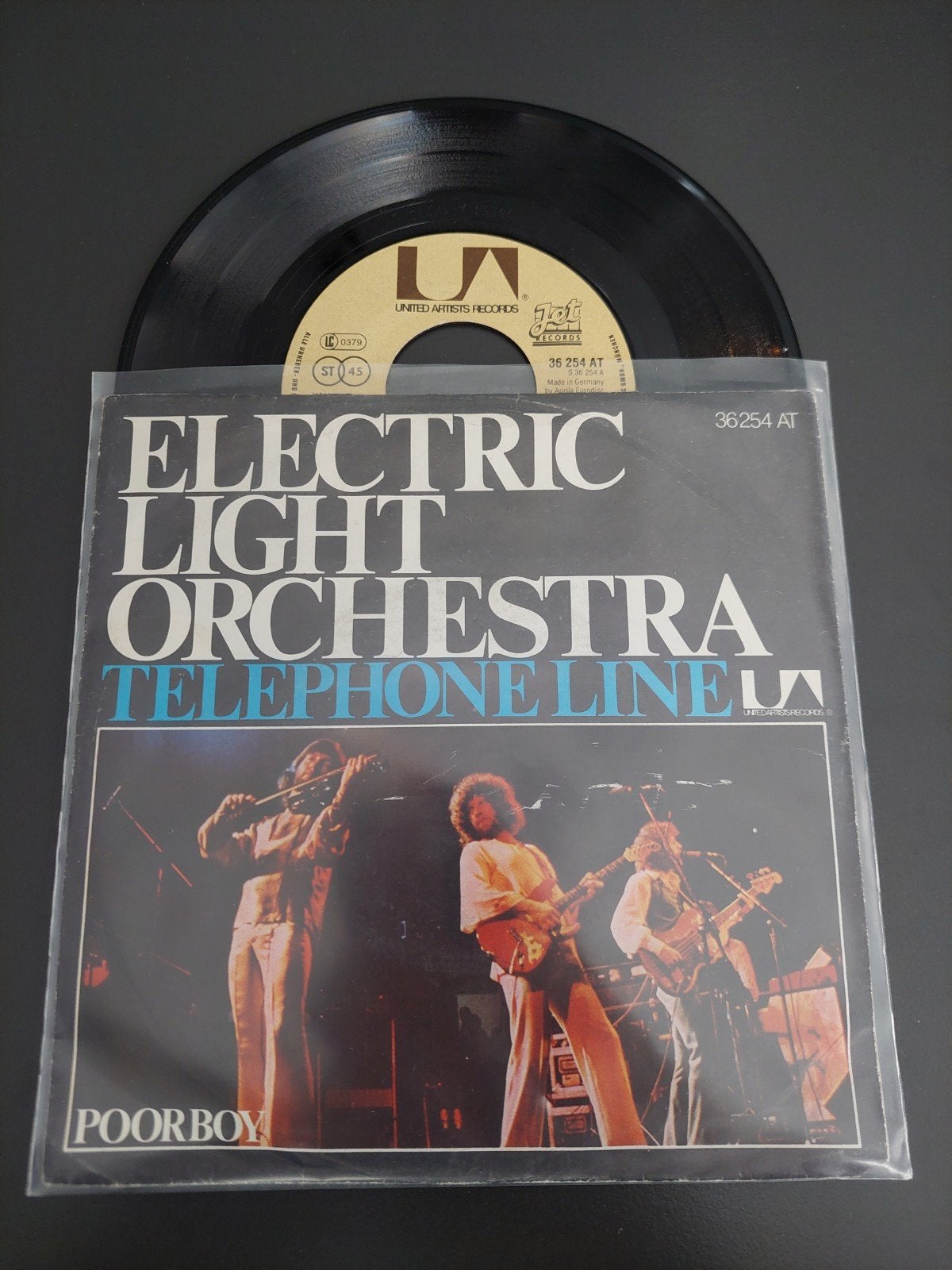 Electric light Orchestra telephone line, Cd's en Dvd's, Vinyl Singles, Ophalen of Verzenden, Gebruikt, 7 inch