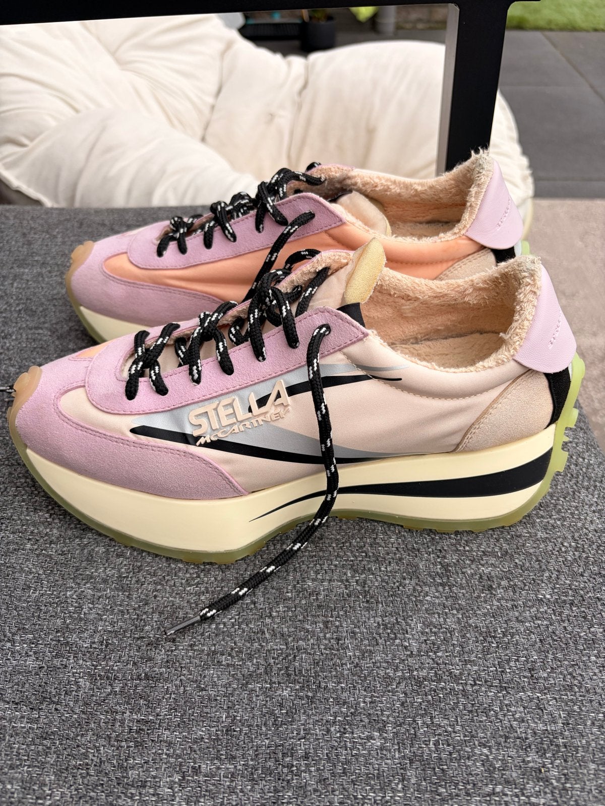 Stella McCartney sneakers - Maat 39 - Zo goed als nieuw, Ophalen of Verzenden, Zo goed als nieuw, Roze, Sneakers of Gympen