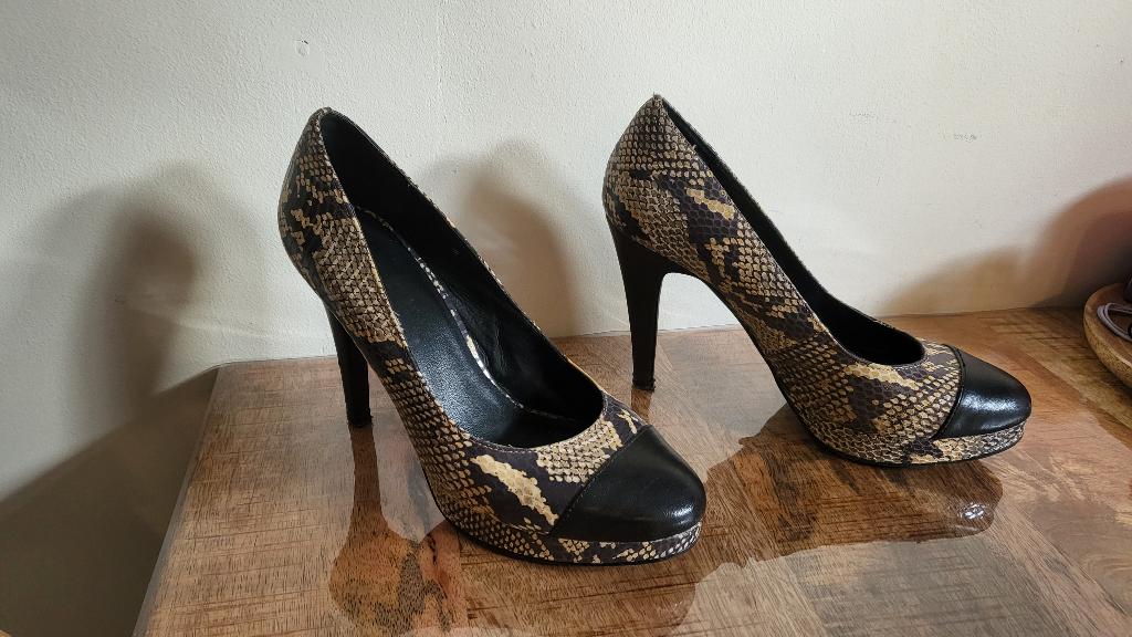 Pumps snake hakken, Pumps, Zwart, Ophalen of Verzenden, Manfield