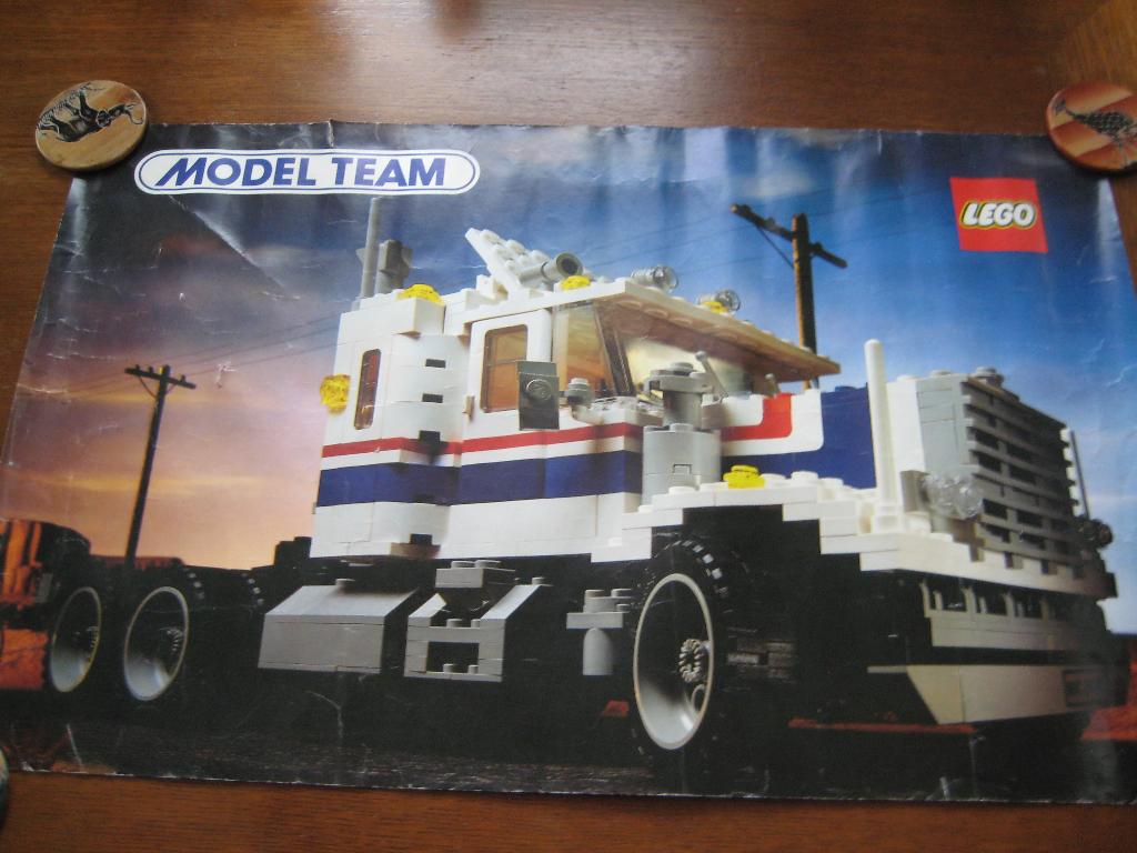 poster Lego, Gebruikt, A4 of kleiner, Rechthoekig Liggend, Ophalen of Verzenden