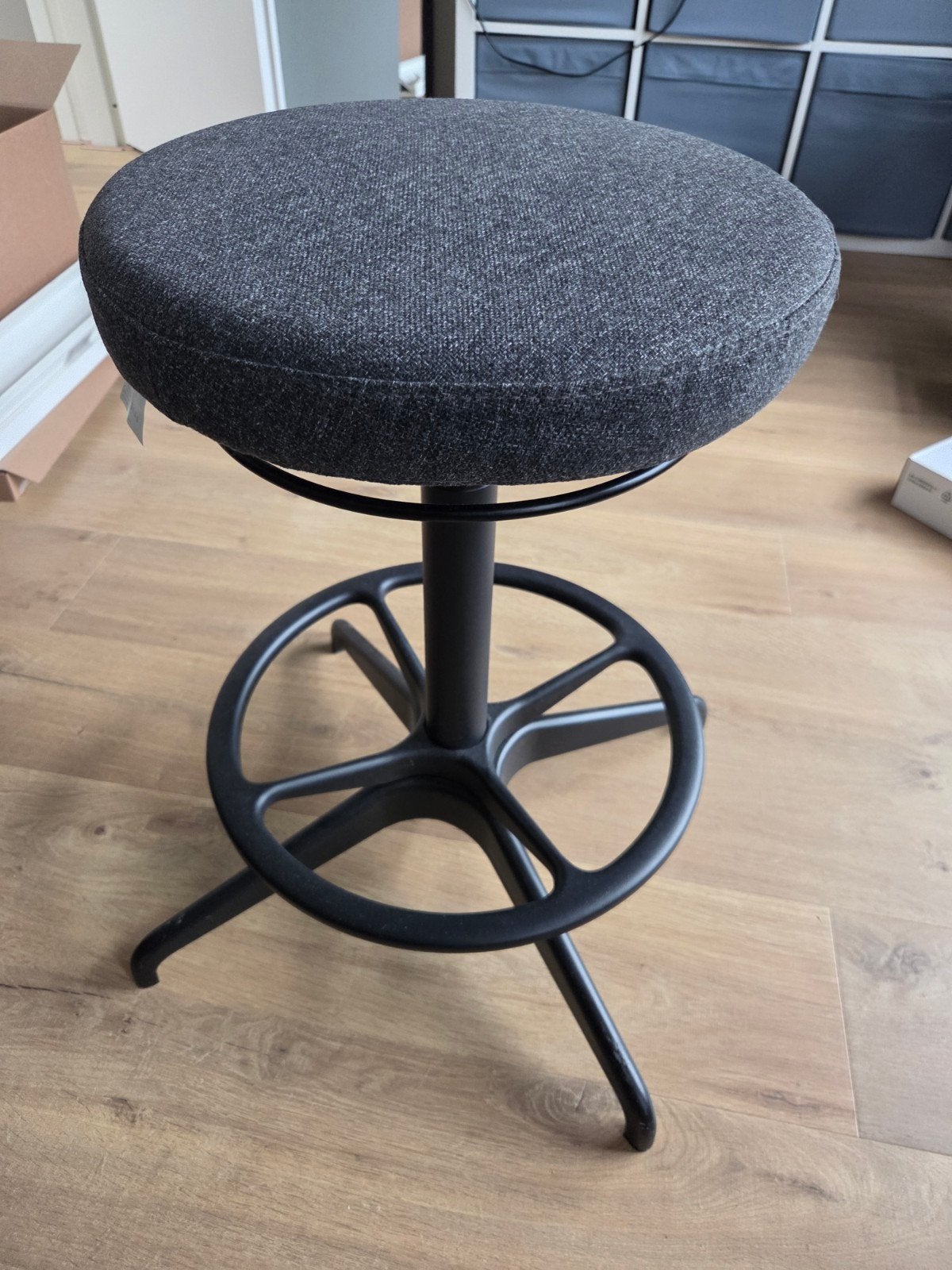 IKEA Lidkullen zit-/stakruk Gunnared donkergrijs, Ophalen