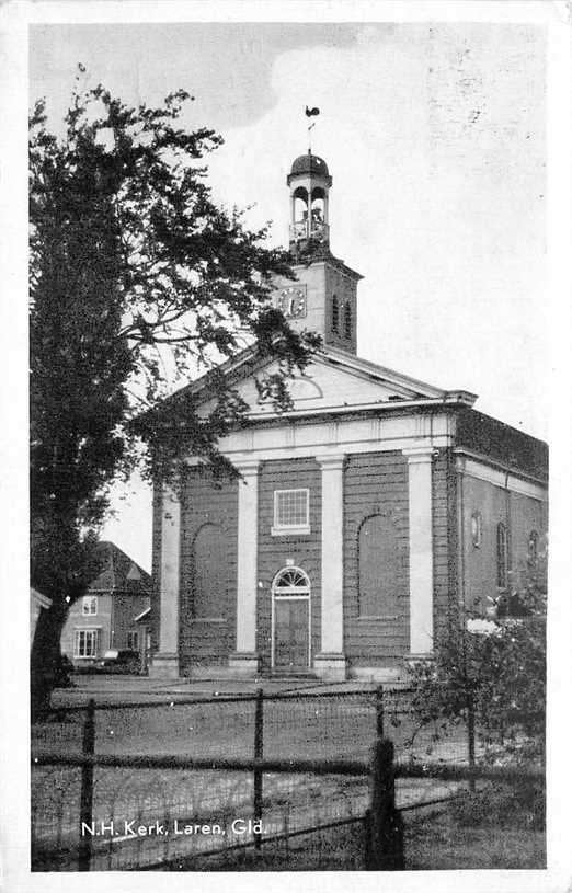 380-629-027 Laren GLD NH Kerk, Verzenden, Voor 1920, Gelderland