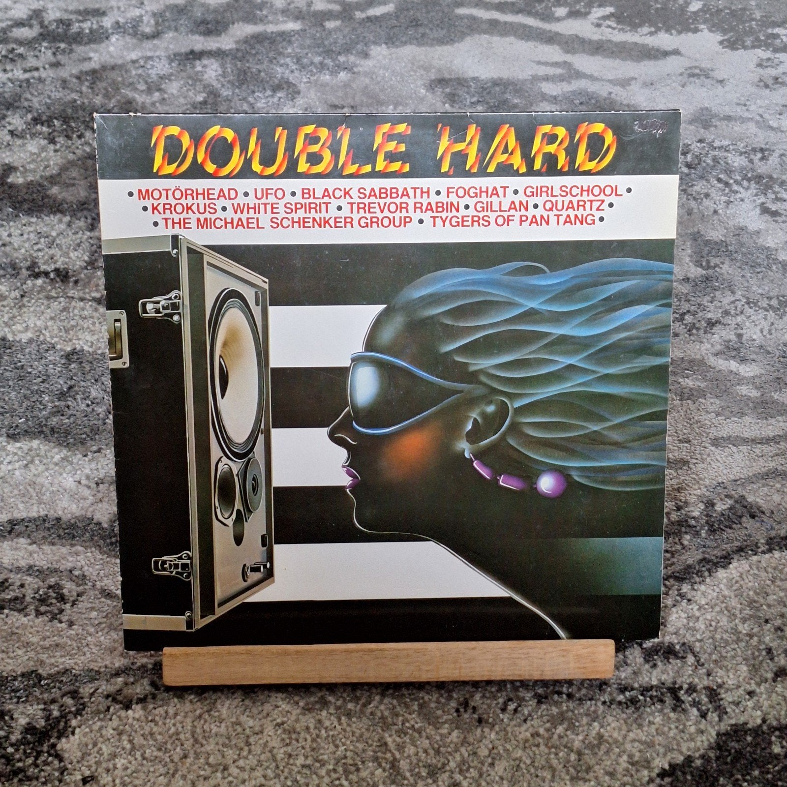 Double Hard LP - Diverse Hard Rock & Metal Artiesten, LP, Gebruikt, Hard Rock, Ophalen of Verzenden