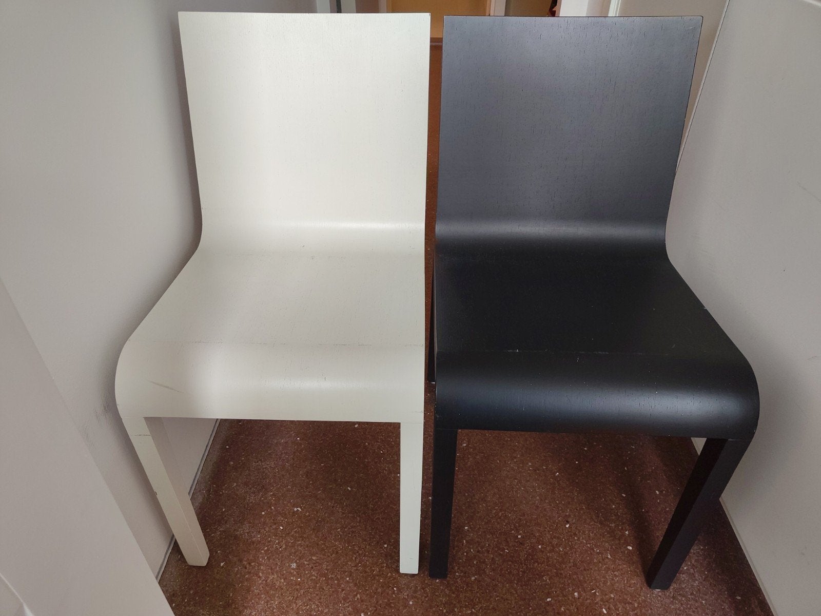 Lundia keukenstoelen, Eenvoudig Nederlands design., Gebruikt, Overige kleuren, Drie