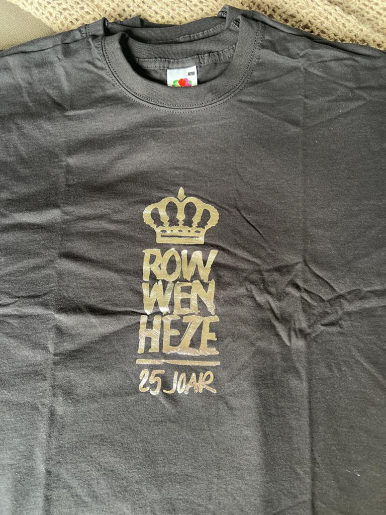 Rowwen Hèze 25 Joar T-shirt - Maat L, Ophalen of Verzenden, Zo goed als nieuw, Maat 52/54 (L), Zwart