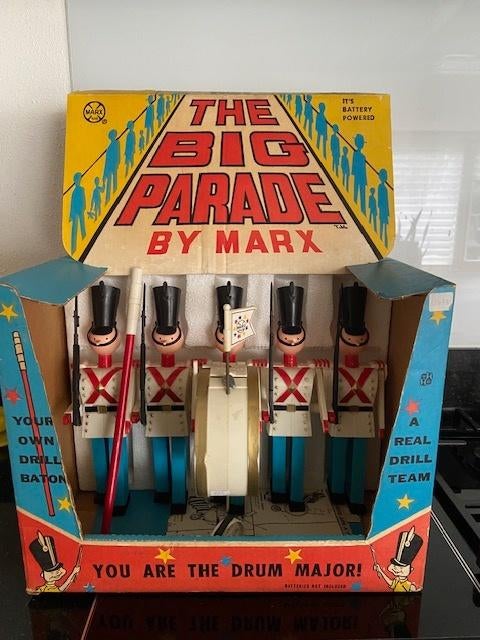 The Big Parade battery toy by Marx Japan '60, Ophalen of Verzenden
