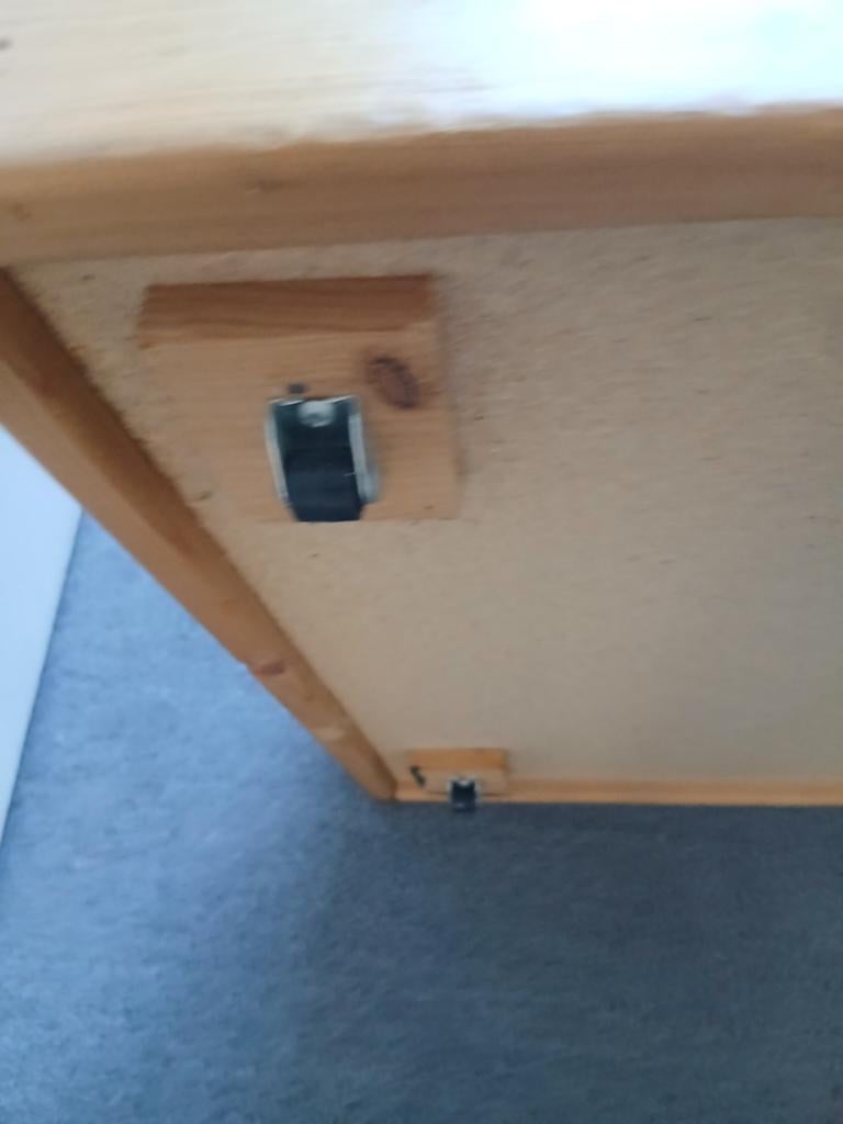 2 Grenen bedladen, Huis en Inrichting, Kasten | Ladekasten, Ophalen, Gebruikt, Grenenhout