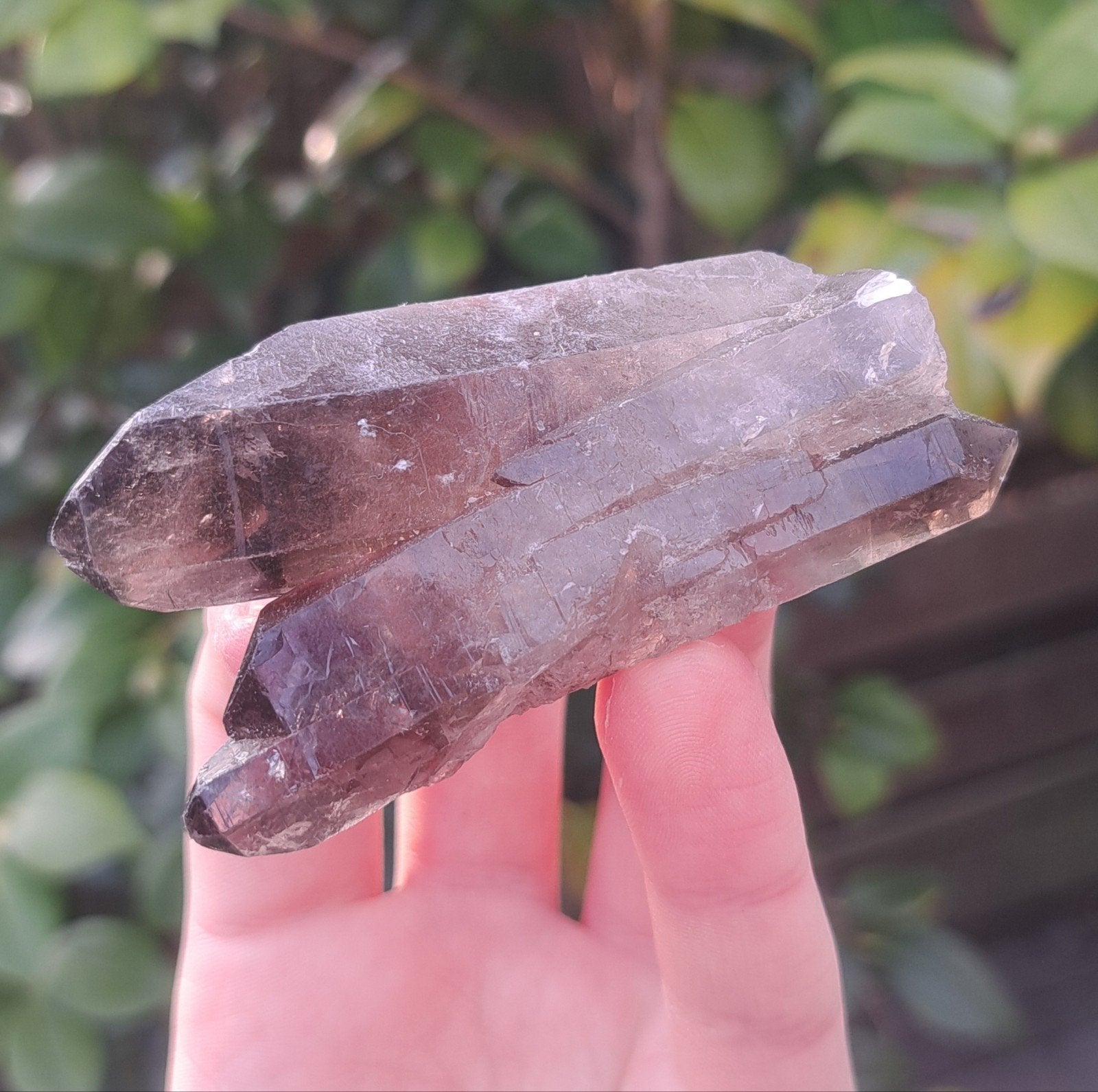 Rookkwarts punten cluster edelsteen verzameling mineralen, Ophalen of Verzenden