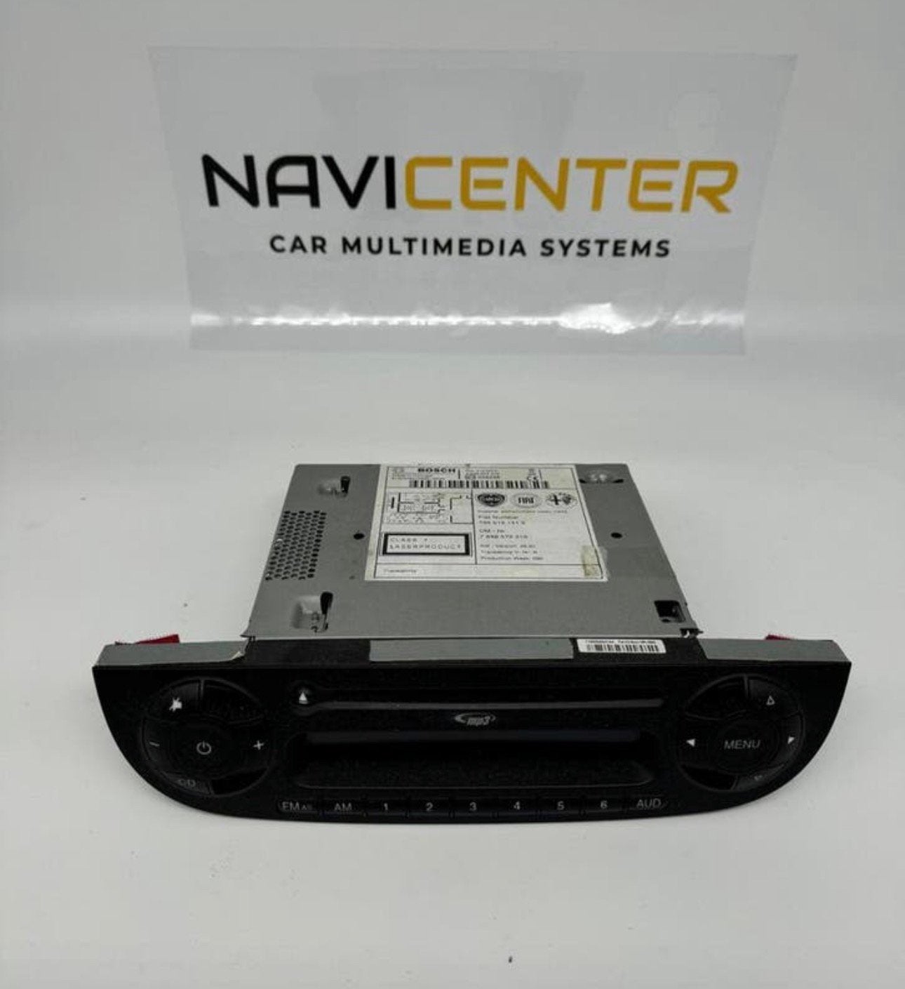 Origineel Fiat 500 radio systeem - CD/MP3/AM/FM, Auto diversen, Autoradio's, Ophalen of Verzenden, Gebruikt