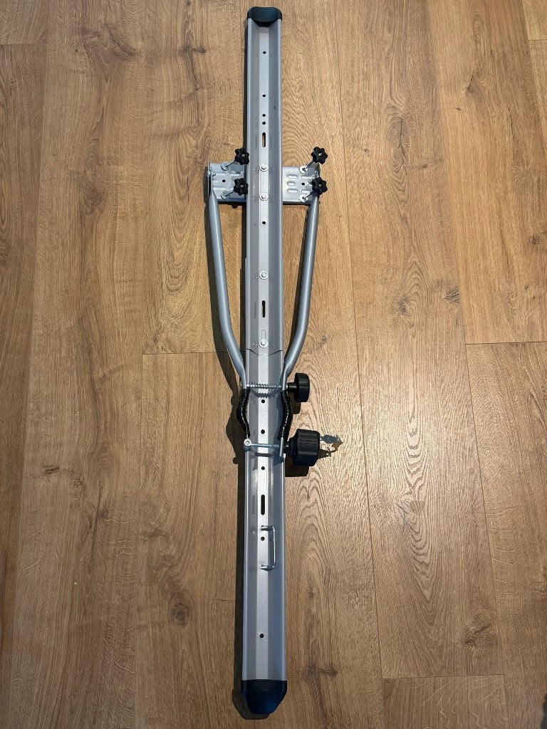 Fietsdrager voor dak - imperiaal Menabo Huggy, Auto diversen, Ophalen, 1 fiets, Gebruikt, Dakdrager
