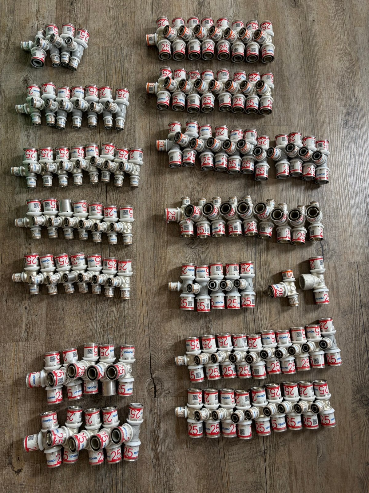 Uponor koppelingen, Overige materialen, Overige typen, Nieuw, Minder dan 2 meter