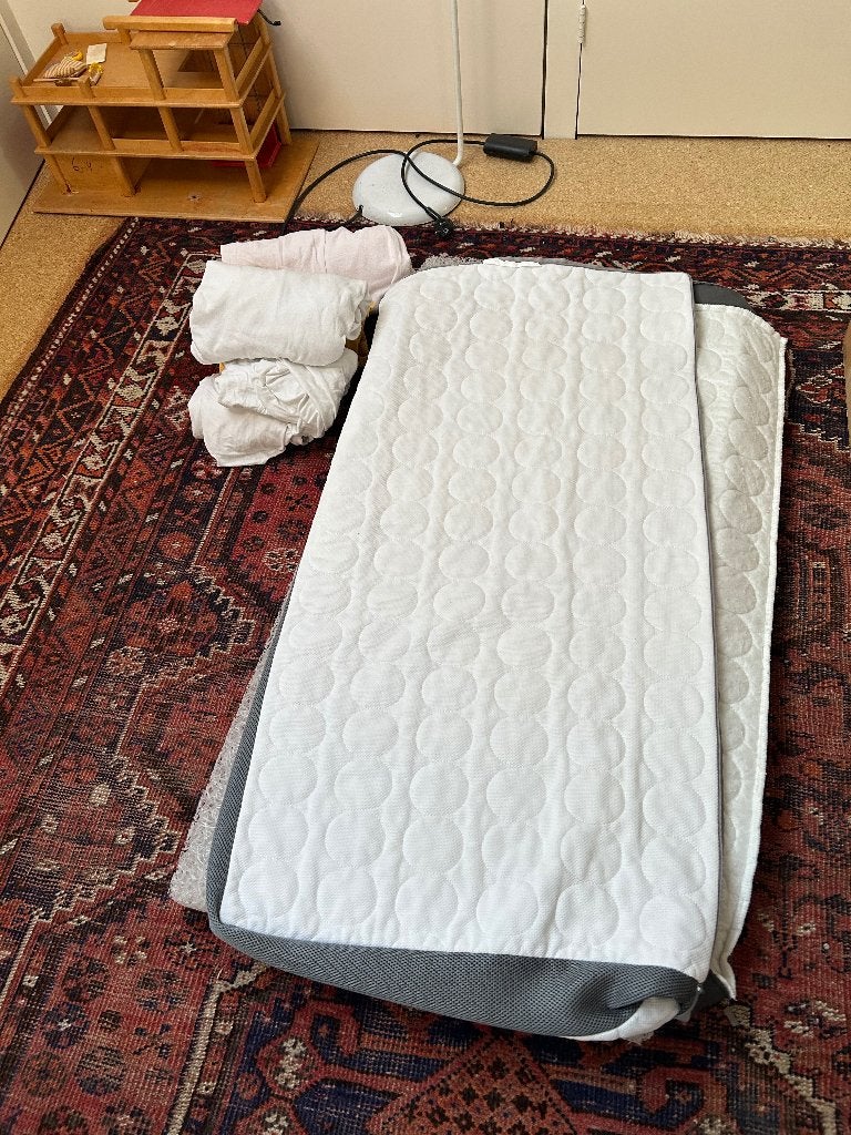 Ikea peutermatrasje, Ophalen, Gebruikt, Minder dan 140 cm, Matras