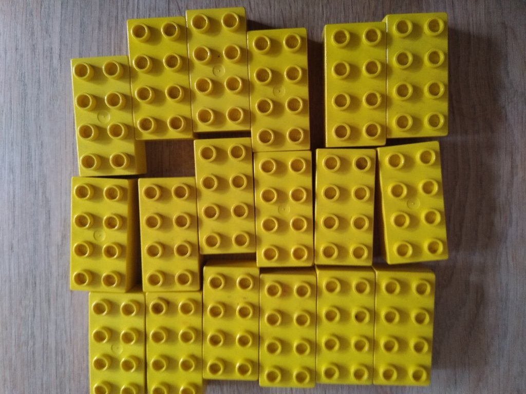vintage Duplo blokken jaren 70 Lego, Ophalen of Verzenden, Gebruikt, Losse stenen, Duplo