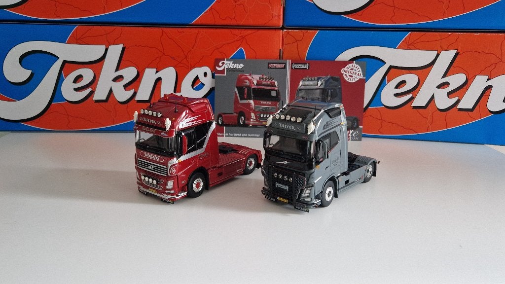 Weeda Volvo Set - Tekno, Hobby en Vrije tijd, Modelauto's | 1:50, Ophalen of Verzenden, Nieuw, Bus of Vrachtwagen, Tekno