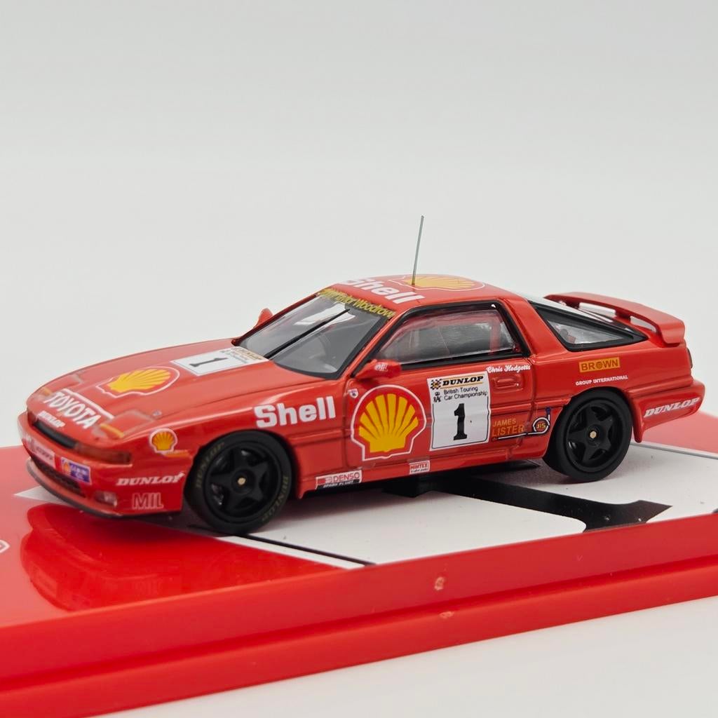 Tarmac 1988 Toyota Supra Turbo (MA70) #1 Chris Hodgetts, Mymodelcar@outlook.com, Auto, Ophalen of Verzenden, Mini gt