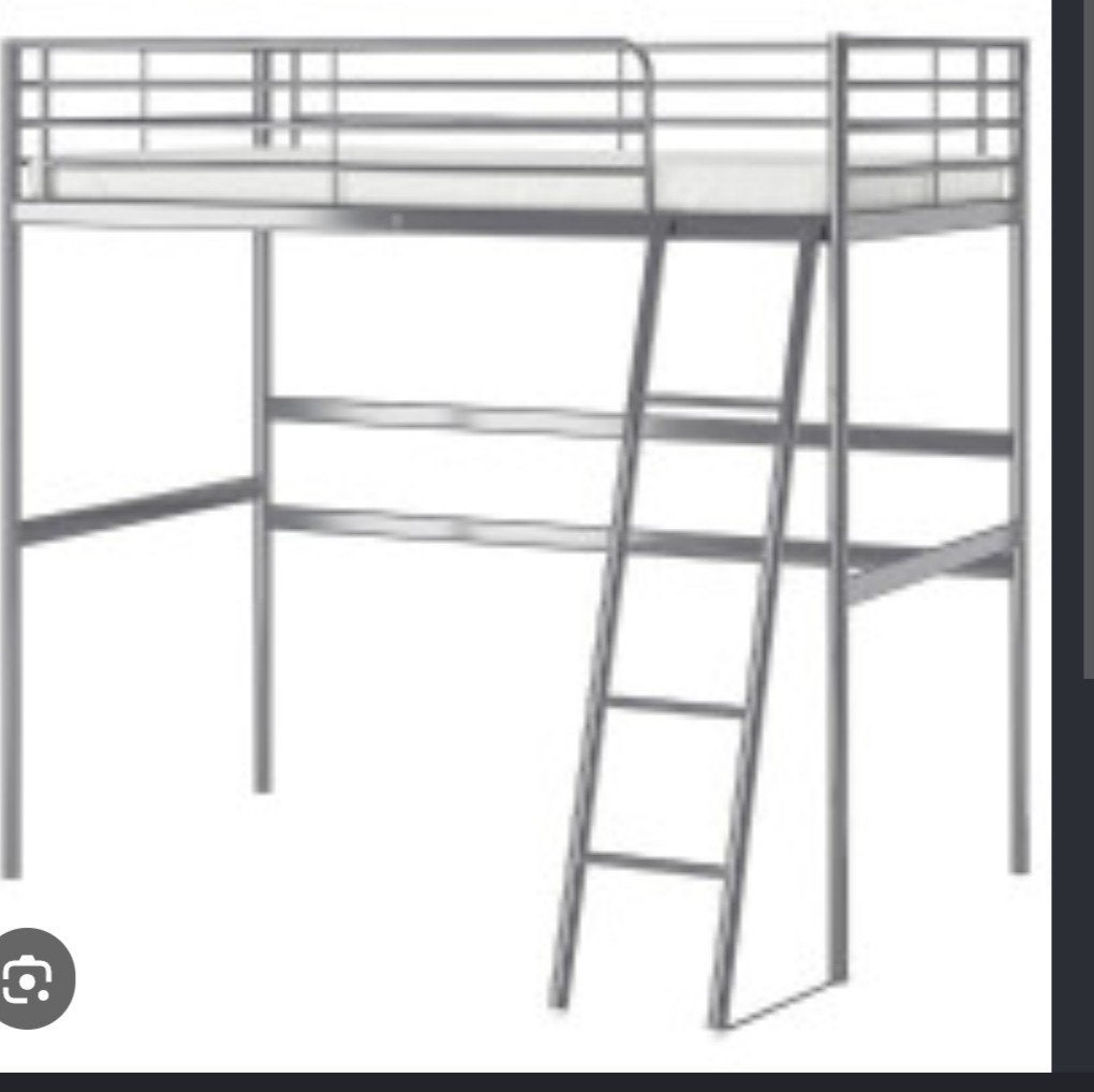 Ikea hoogslaper Svarta 1 persoons, Ophalen, Gebruikt, Hoogslaper, Eenpersoons