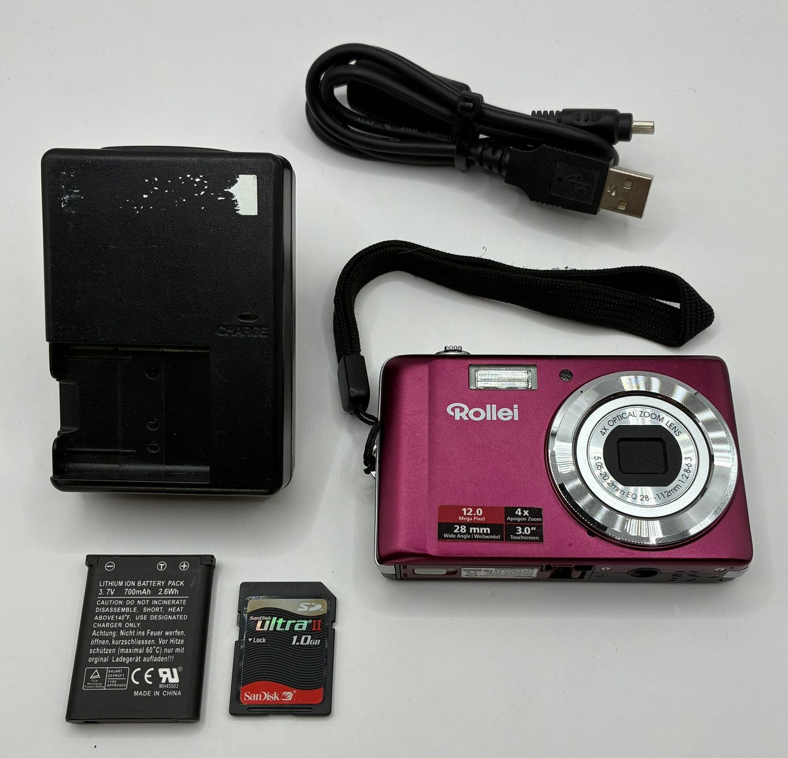 Rollei Compactline 360TS - compact camera, Ophalen of Verzenden, Zo goed als nieuw, Overige Merken