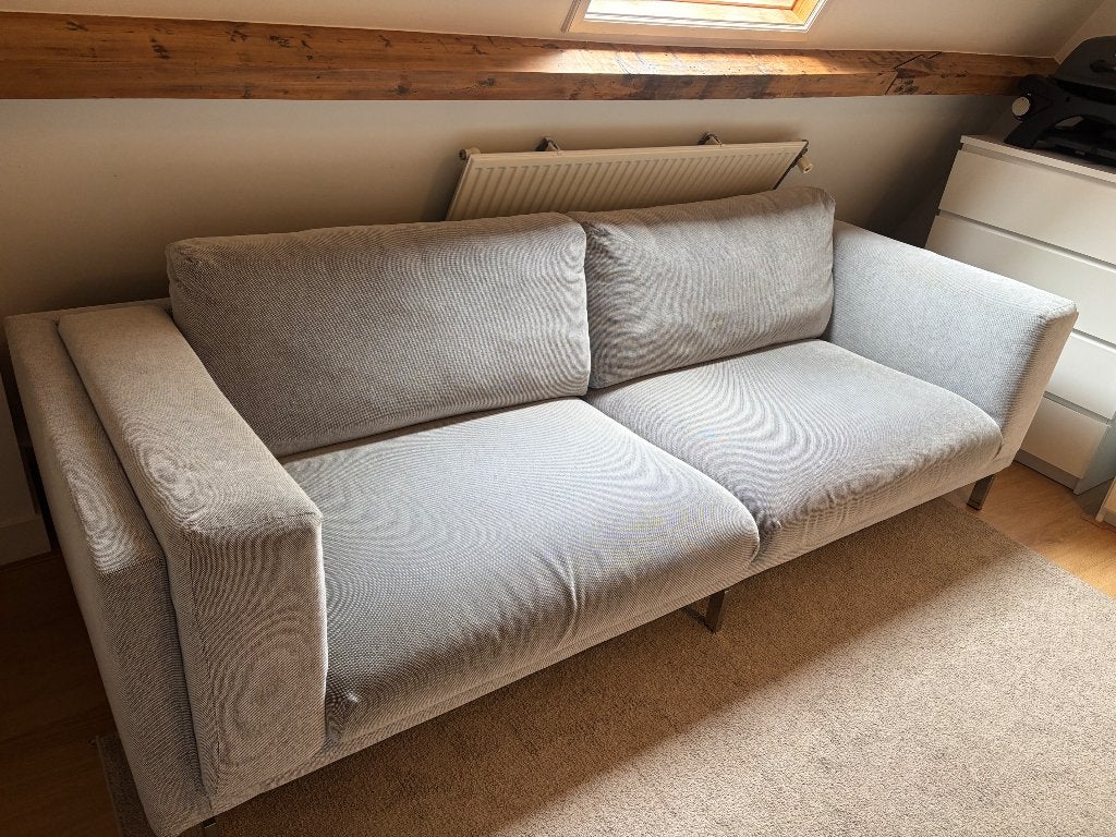 Nockeby 3zits bank IKEA, Ophalen, 250 tot 300 cm, Driepersoons, 75 tot 100 cm