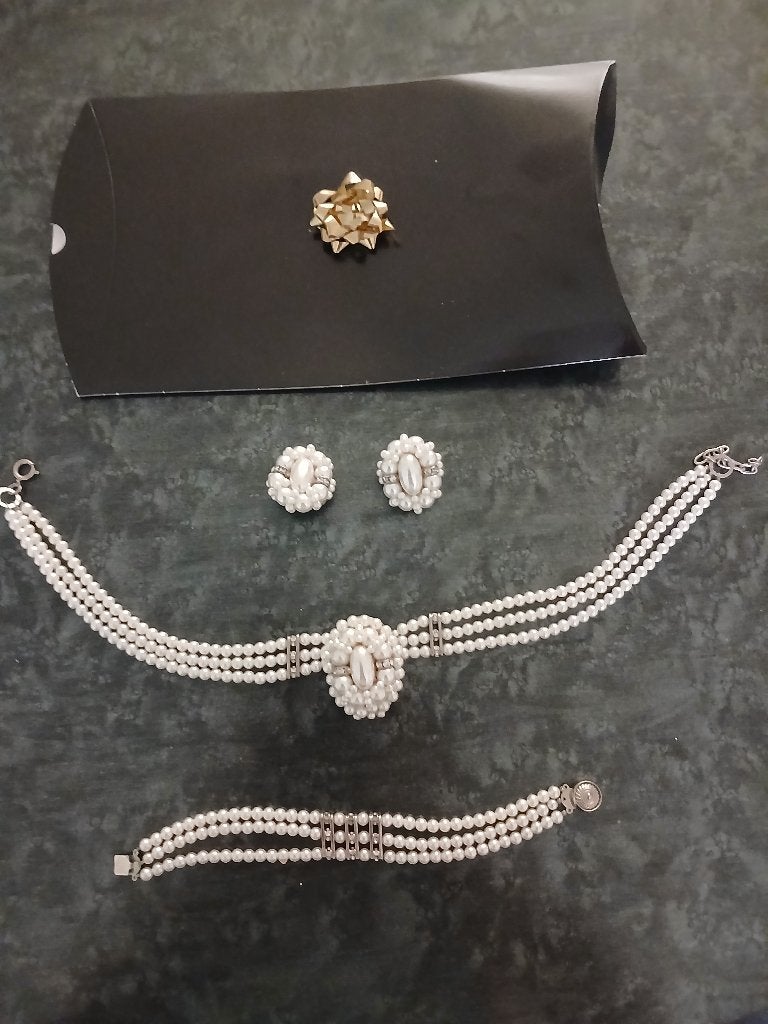 set parelketting, Ophalen, Zo goed als nieuw, Overige kleuren, Overige materialen