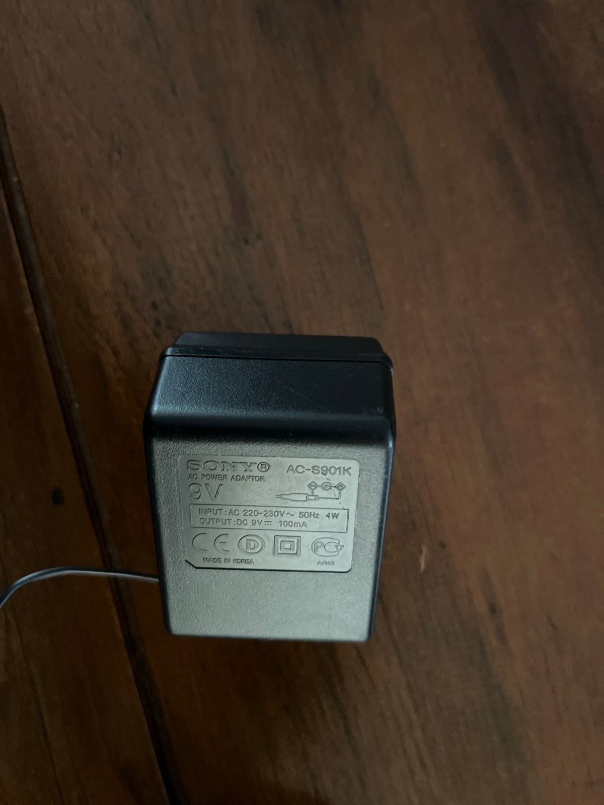 Sony AC-S901K AC Power Adapter 9V 100mA, Ophalen of Verzenden, Gebruikt