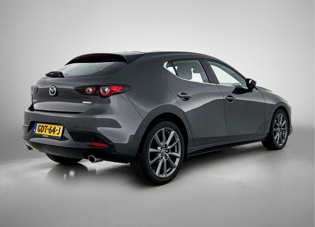 Mazda 3 2.0 e-SkyActiv-G M Hybrid 122 Exclusive-line / Camer, Auto's, Mazda, Stof, Gebruikt, 4 cilinders, 122 pk