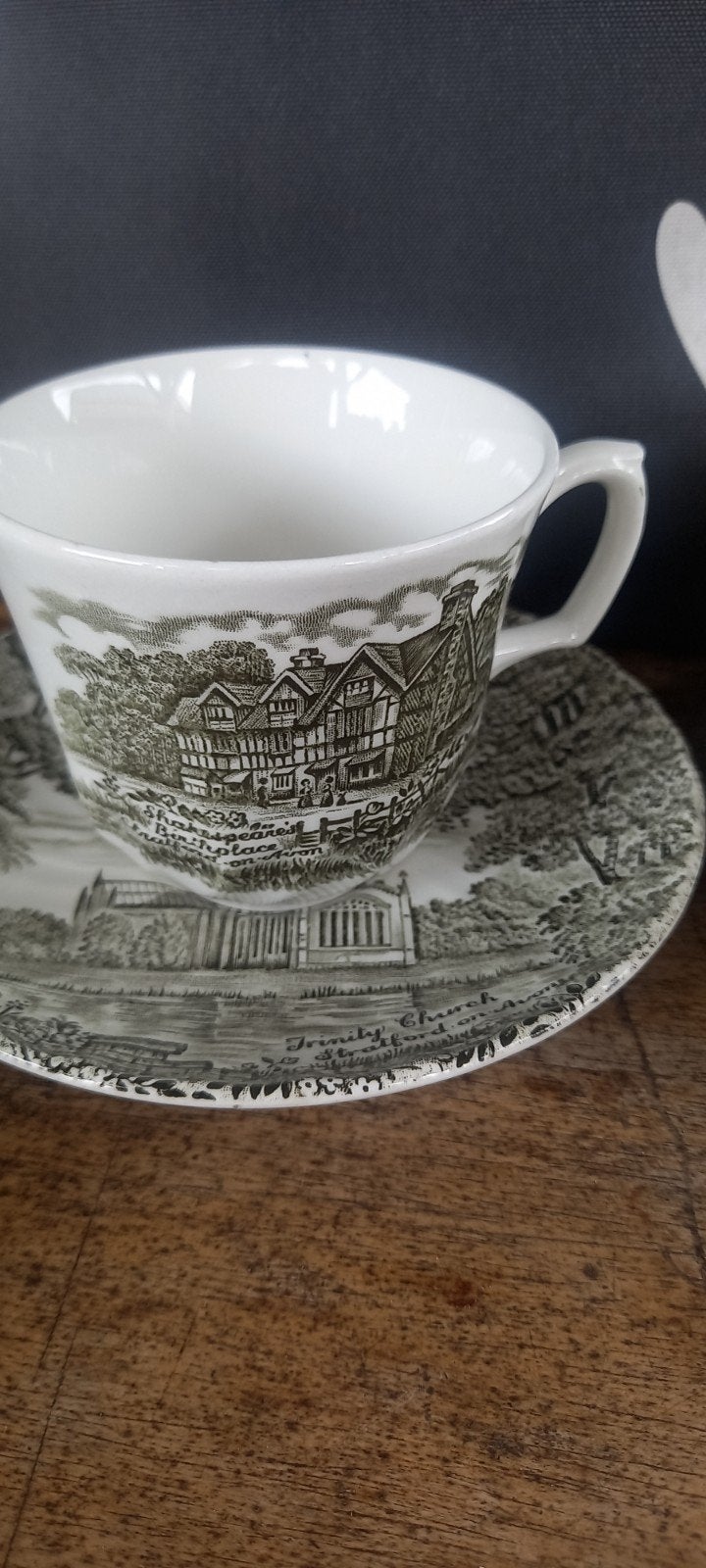 2 Royal Ironstone Shakespeare's Country kop en schotels, Antiek en Kunst, Ophalen of Verzenden