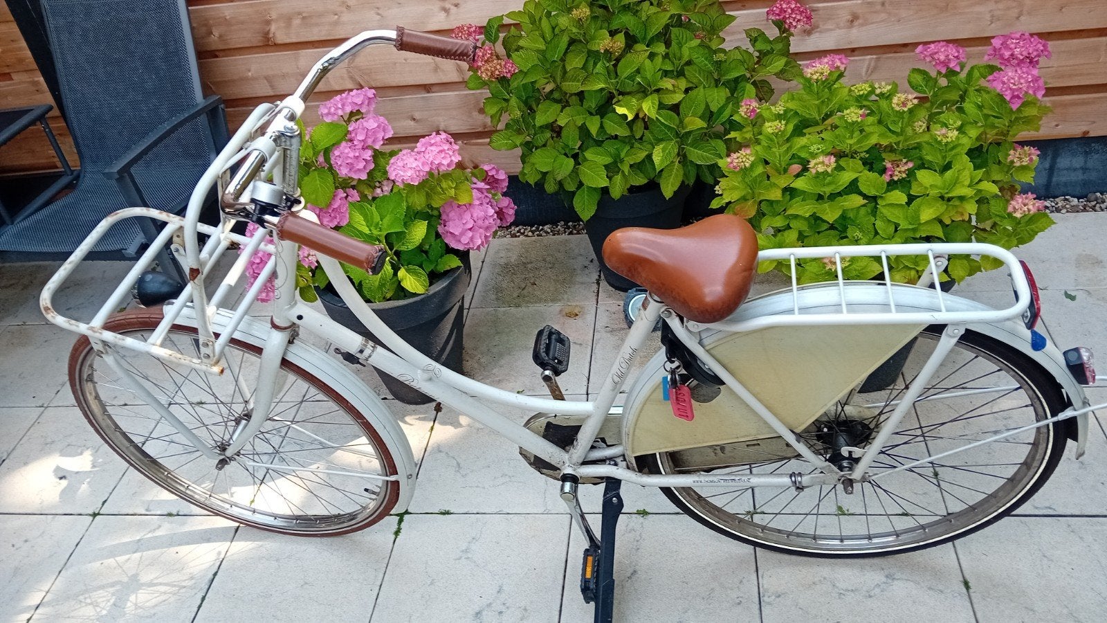 Old Dutch damesfiets met terugtraprem, Ophalen, Terugtraprem, Gebruikt, 47 tot 50 cm