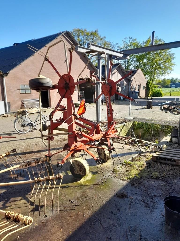 hooischudder en hark, Ophalen, Weidebouw