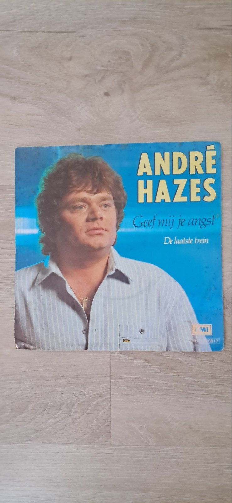 Singel Andre' Hazes Geef mij je angst - De laatste trein, Ophalen of Verzenden, Zo goed als nieuw, Overige formaten, Levenslied of Smartlap