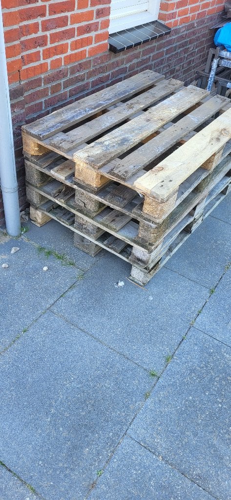 europallets, Ophalen, Gebruikt, 25 tot 50 mm, Pallet