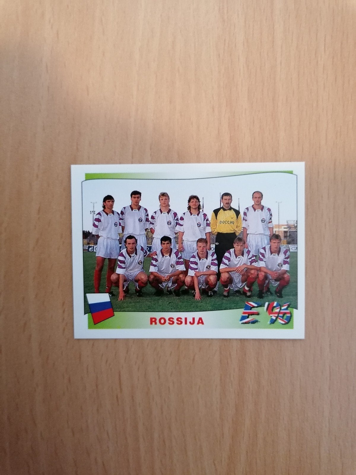 Panini Euro #256 Rusland team., Ophalen of Verzenden, Zo goed als nieuw, Plaatje