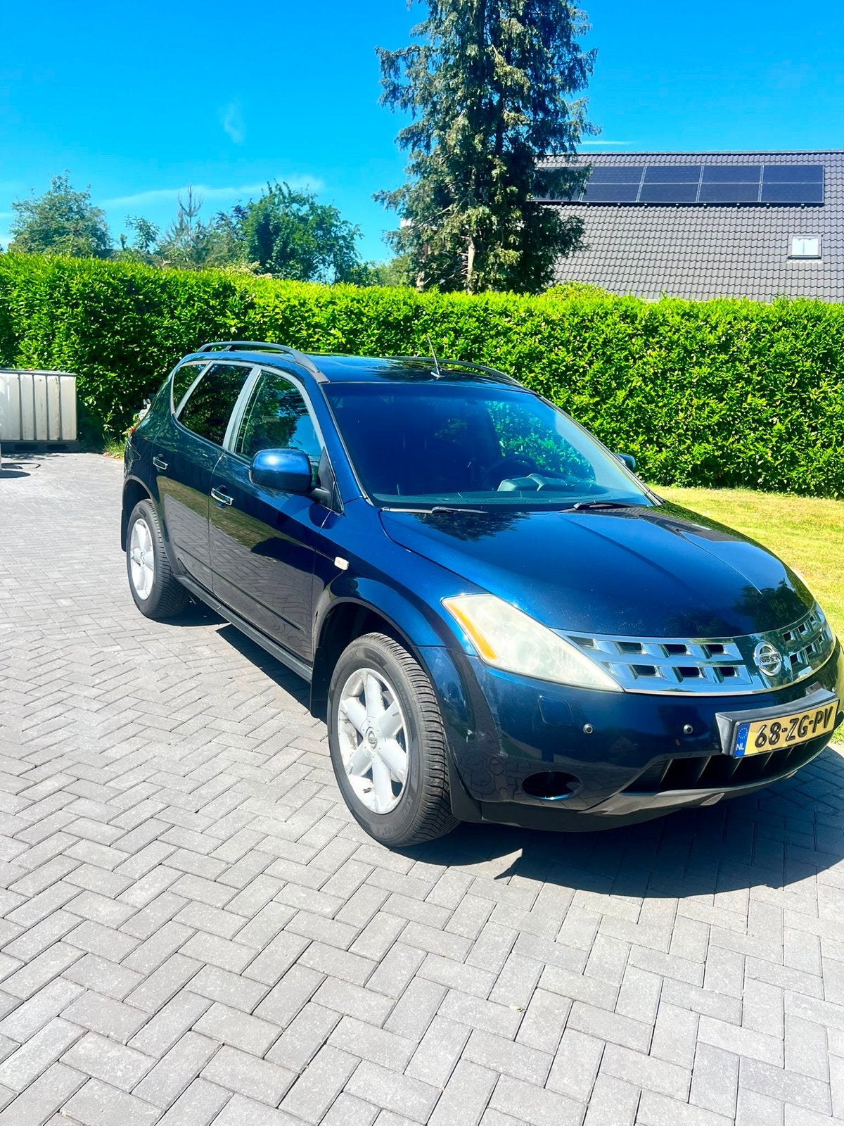 Nissan Murano 3.5 V6 CVT 2008 Blauw, Auto's, Nissan, Automaat, 234 pk, 120 €/maand, Origineel Nederlands