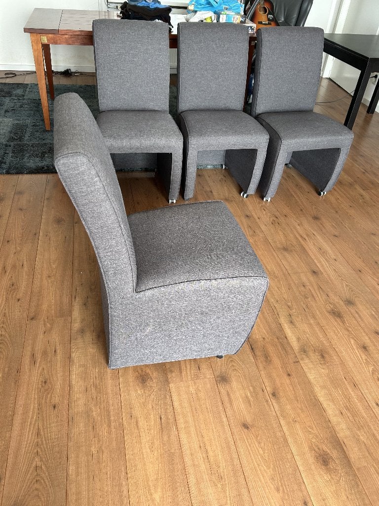 4x IKEA HENRIKSDAL eetkamerstoelen, Ophalen, Gebruikt, Vier, Hout