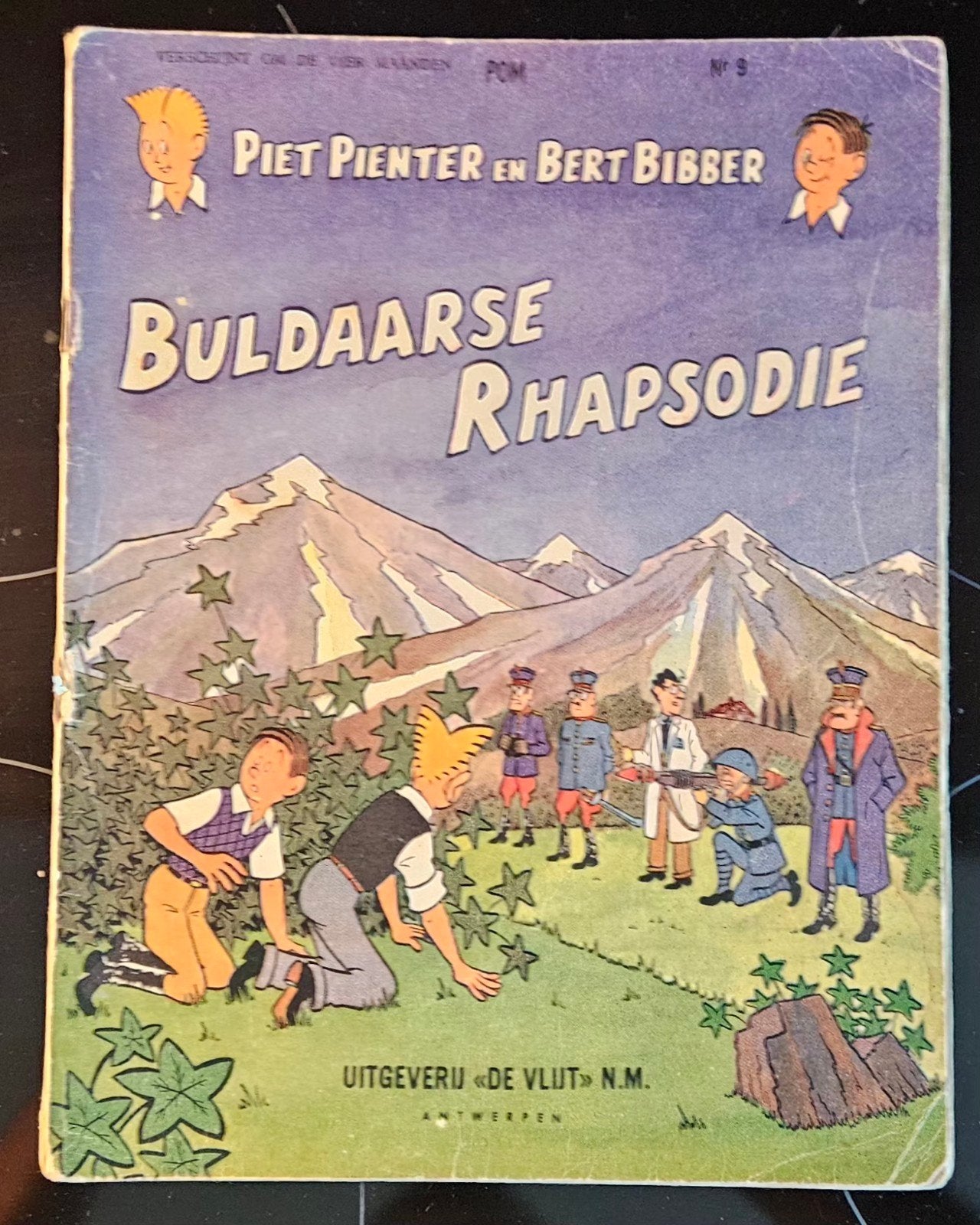Piet Pienter en Bert Bibber - Buldaarse Rhapsodie (nr. 9), Eén stripboek, Ophalen of Verzenden, Gelezen, POM