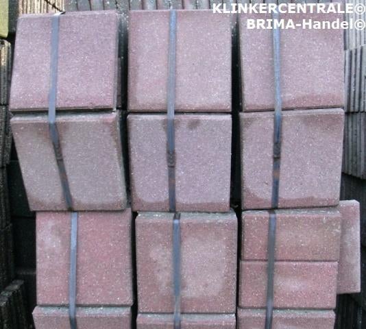 Diverse partijen rood en grijs betontegels gebruikt., Bij dit gebruikte product niet meer te achterhalen., Gebruikt, Verzenden