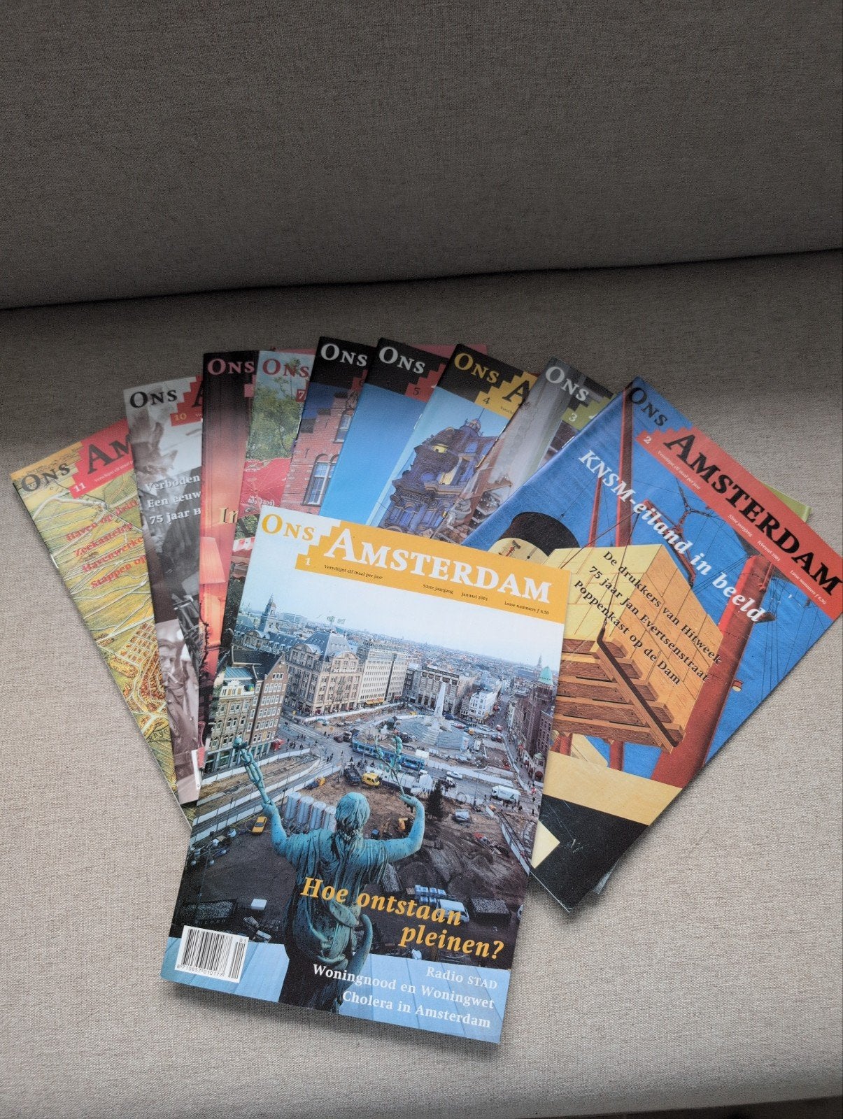 Ons Amsterdam complete jaargang 2001, Ophalen of Verzenden, 1980 tot heden, Tijdschrift