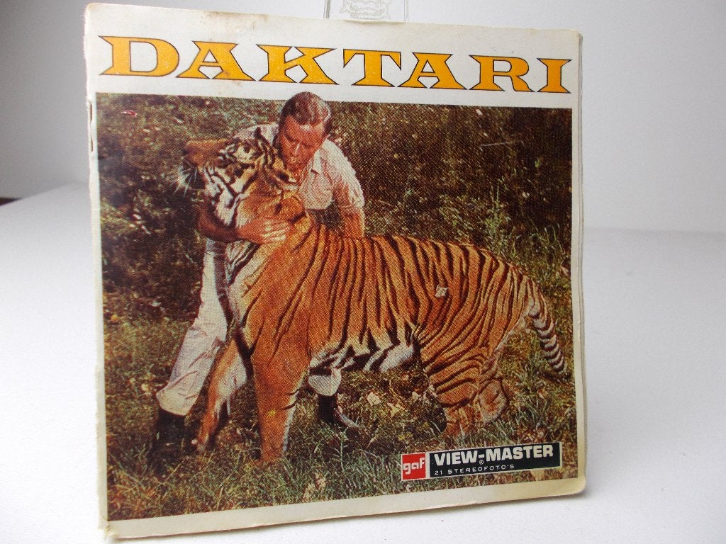 1968 VIEWMASTER DAKTARI 3 Schijfjes/Reels + NL Boekje!