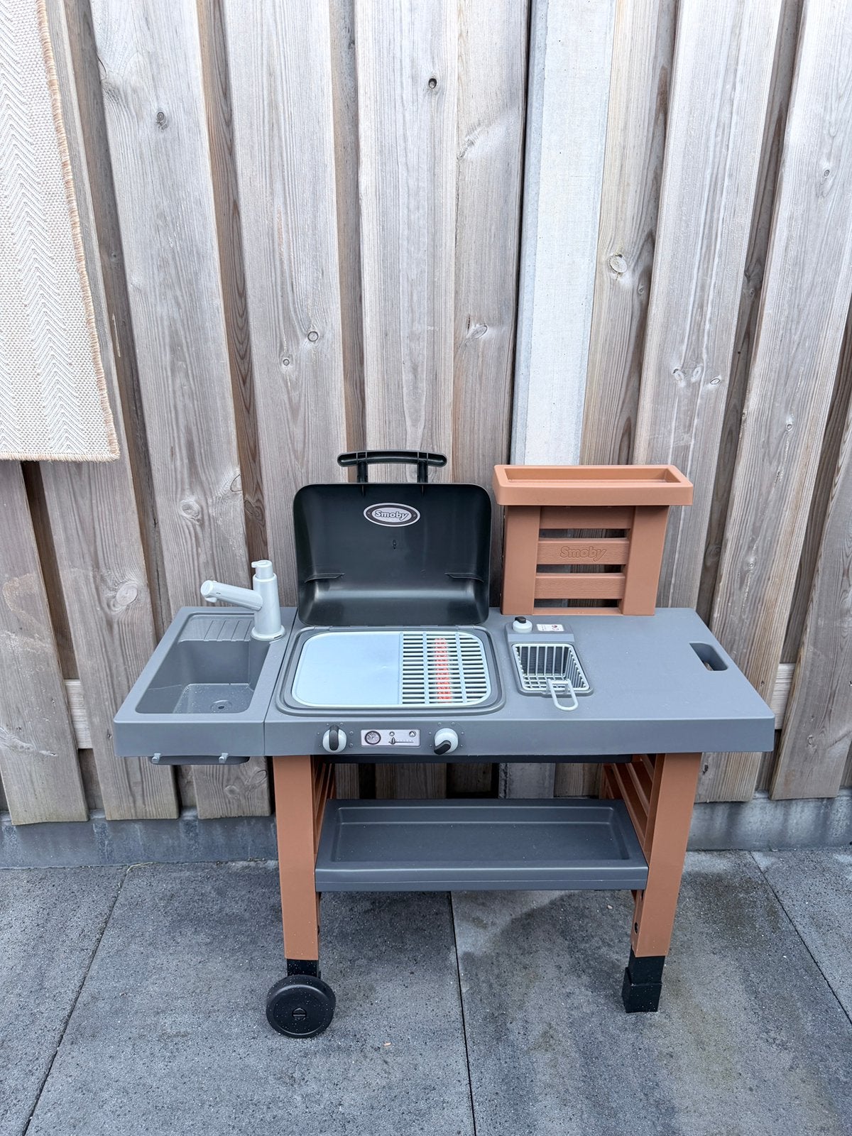 Smoby bbq, Kinderen en Baby's, Ophalen, Zo goed als nieuw, Kunststof