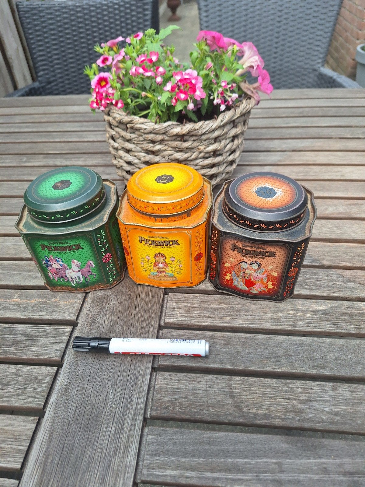 Pickwick thee bussen blik, Ophalen of Verzenden, Gebruikt, Thee, Pickwick