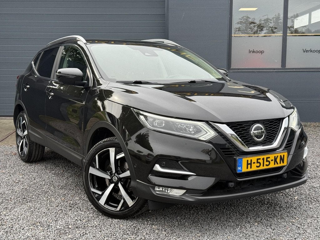 Nissan Qashqai 1.3 DIG-T Tekna + 2e Eigenaar,Pano,Navi,Camer, Auto's, Voorwielaandrijving, 687 kg, Gebruikt, Euro 6
