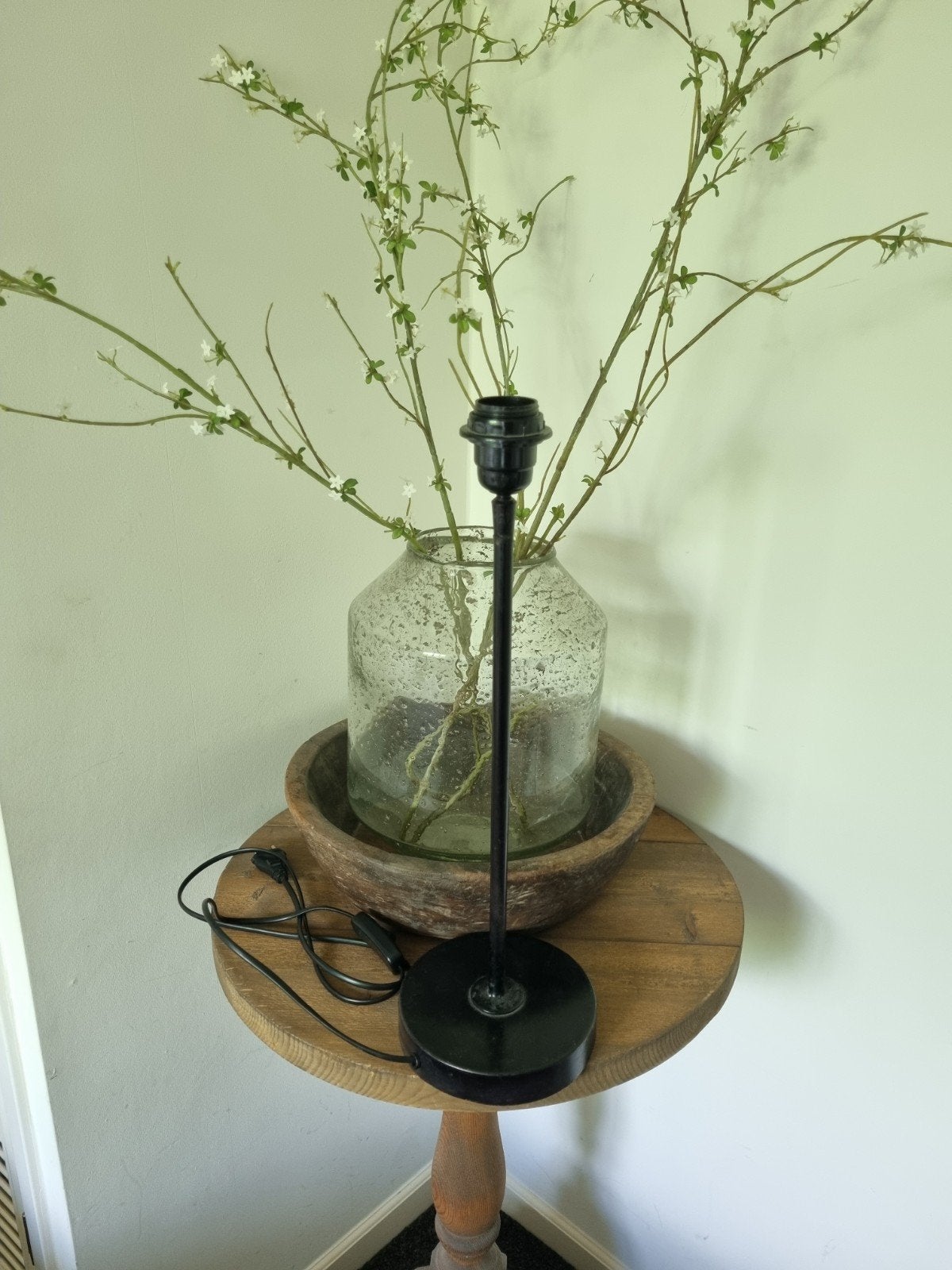 Zwarte lamp, Ophalen