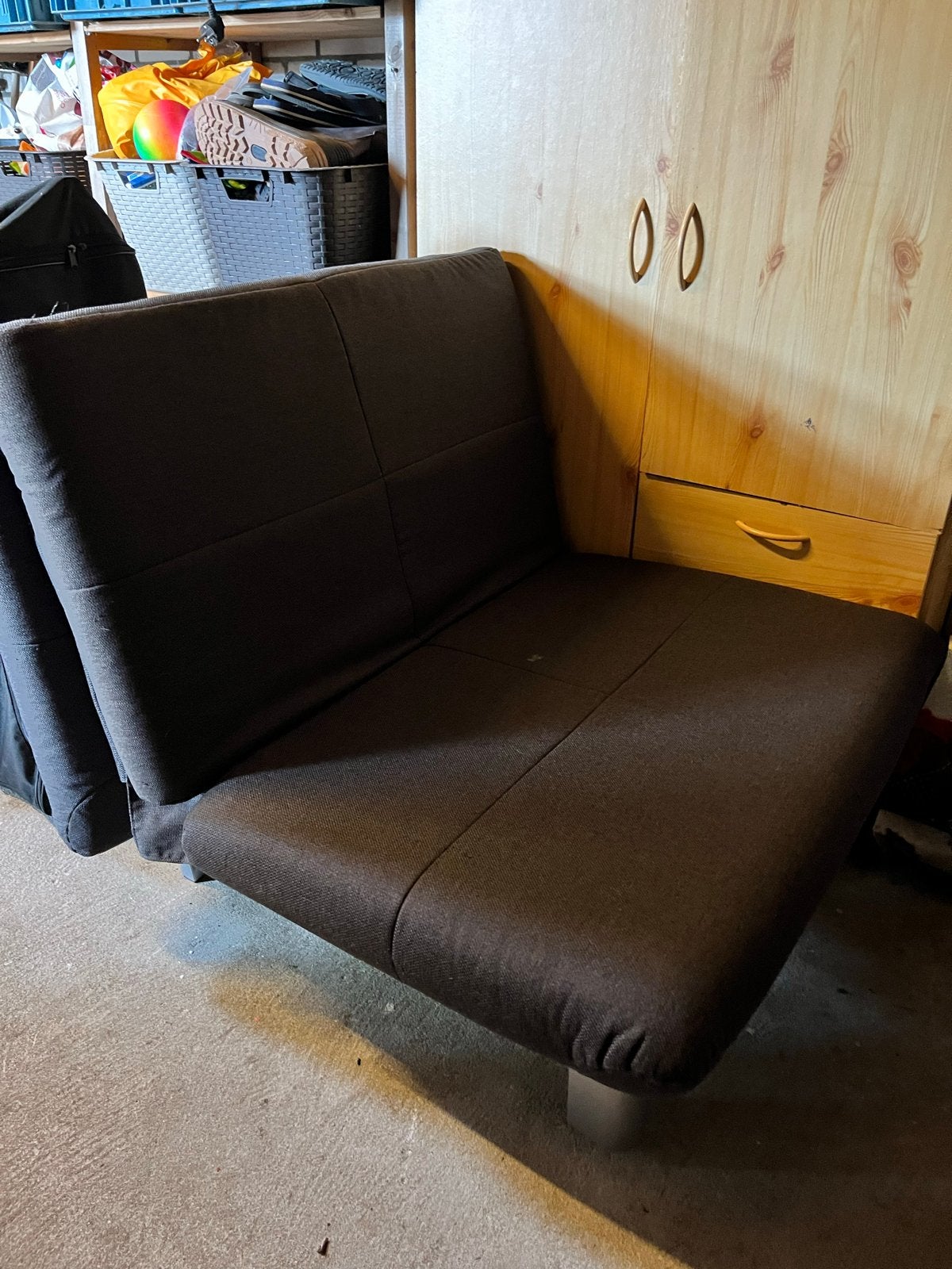 Compacte slaapbank/fauteuil - Ideaal voor kleine ruimtes, Ophalen, Gebruikt, Eenpersoons, 80 cm