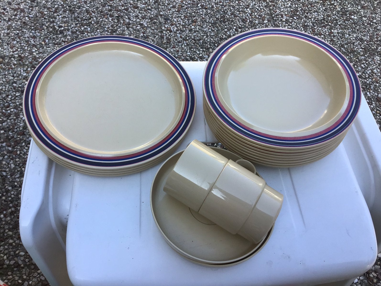 Camping Servies Mepal - Vintage, Ophalen of Verzenden