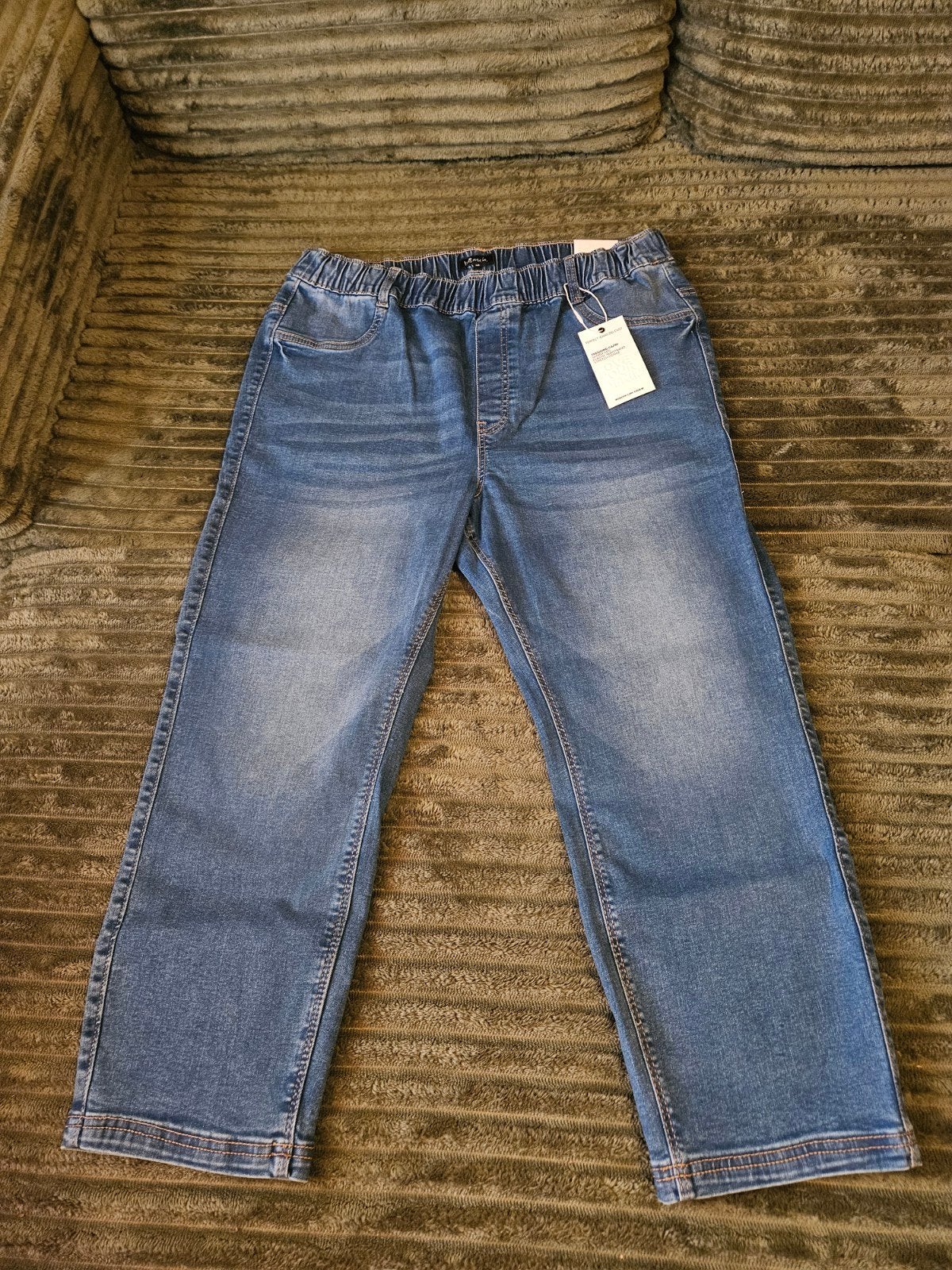 Nieuw: Dames tregging capri maat 48., Kleding | Dames, Ophalen, Blauw, Maat 46/48 (XL) of groter, Nieuw